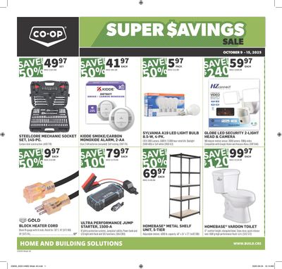 Co-op (West) Home Centre Flyer October 9 to 15