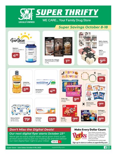 Super Thrifty Flyer October 8 to 18