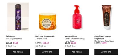 Bath & Body Works Canada Prime Time Stock Up  Event + Fall Sale up to 60% off + More