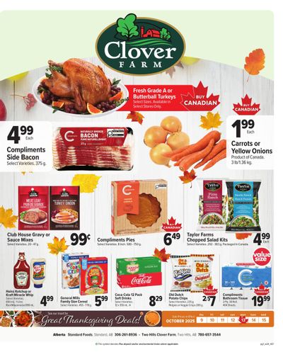 Clover Farm (West) Flyer October 9 to 15