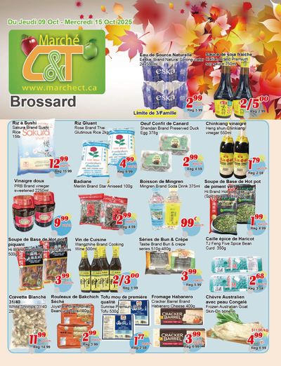 Marche C&T (Brossard) Flyer October 9 to 15