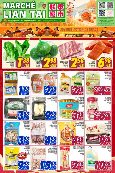 Marche Lian Tai Flyer October 9 to 15
