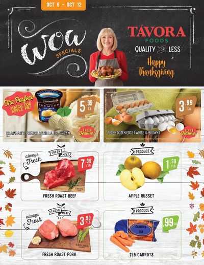 Tavora Foods Flyer October 6 to 12