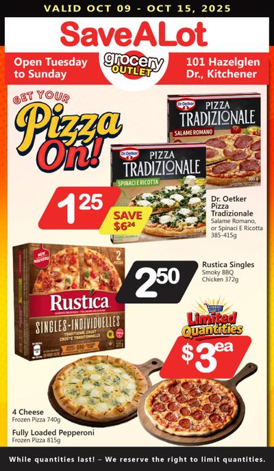 SaveALot Grocery Outlet Flyer October 9 to 15