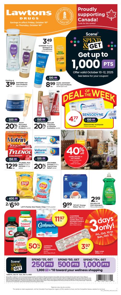 Lawtons Drugs Flyer October 10 to 16