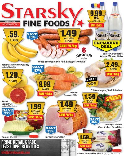 Starsky Foods Flyer October 9 to 15