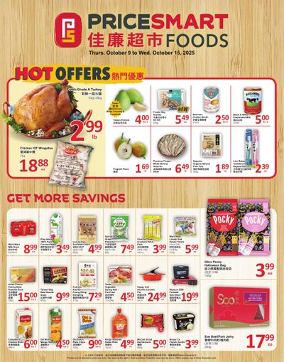 PriceSmart Foods Flyer October 9 to 15