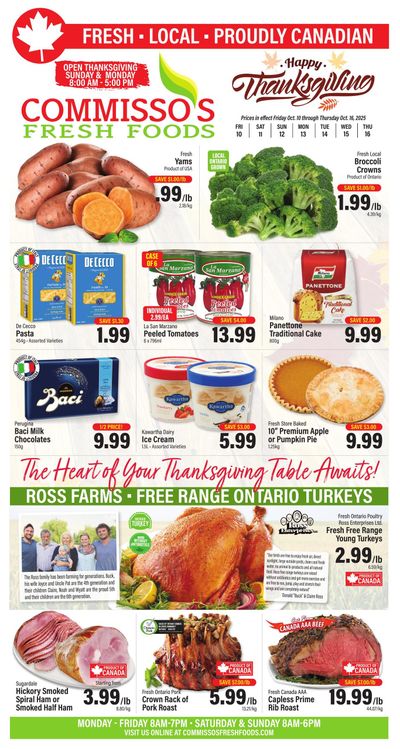Commisso's Fresh Foods Flyer October 10 to 16
