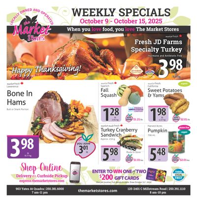 The Market Stores Flyer October 9 to 15