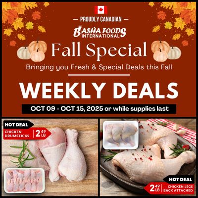 Basha Foods International Flyer October 9 to 15
