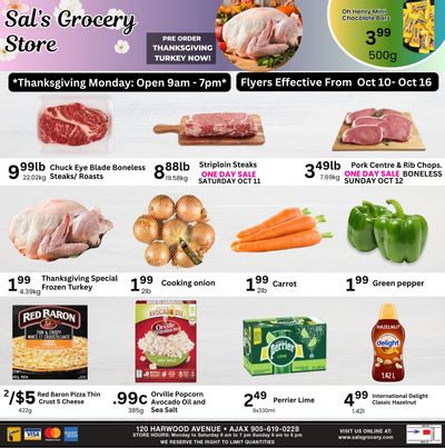 Sal's Grocery Flyer October 10 to 16