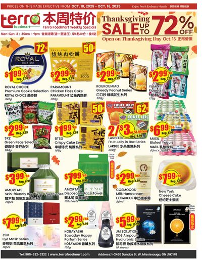 Terra Foodmart Flyer October 10 to 16