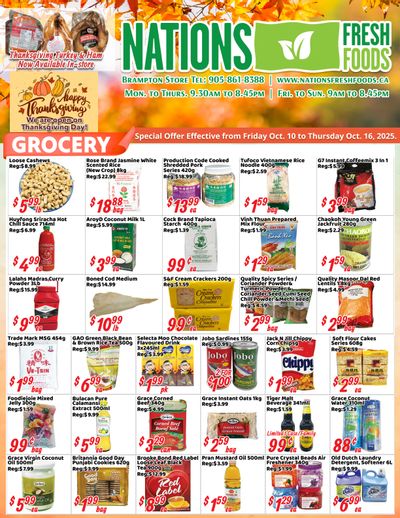 Nations Fresh Foods (Brampton) Flyer October 10 to 16