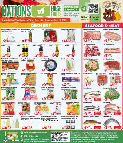Nations Fresh Foods (Hamilton) Flyer October 10 to 16