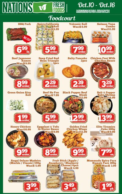 Nations Fresh Foods (Mississauga) Flyer October 10 to 16