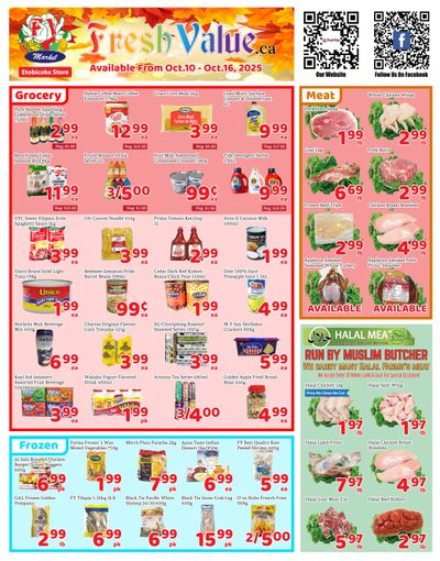 Fresh Value (Etobicoke) Flyer October 10 to 16