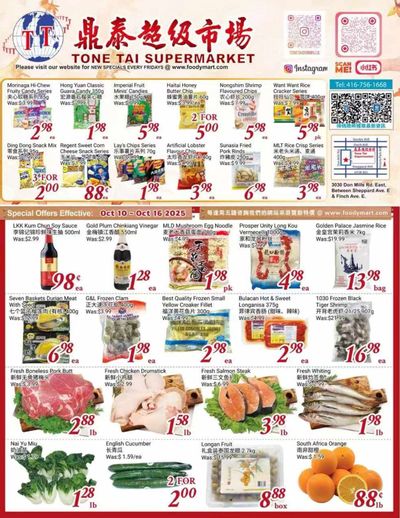 Tone Tai Supermarket Flyer October 10 to 16