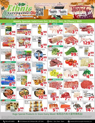 Ethnic Supermarket (Milton) Flyer October 10 to 16