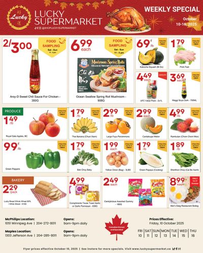 Lucky Supermarket (Winnipeg) Flyer October 10 to 16