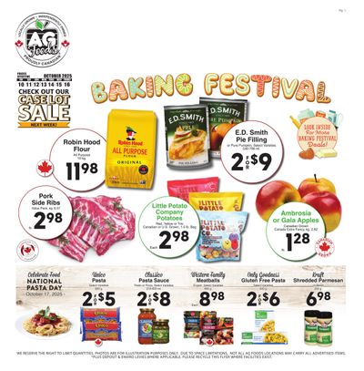 AG Foods Flyer October 10 to 16