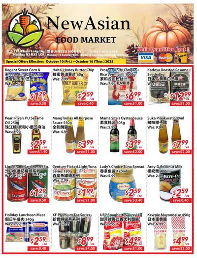 New Asian Food Market Flyer October 10 to 16