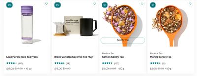 DAVIDsTEA Canada Warehouse Sale: Everything $19 or Less