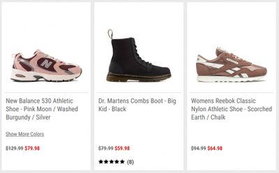 Journeys Canada: Sale Styles for up to 60% off