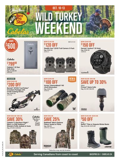 Cabela's Flyer October 10 to 13