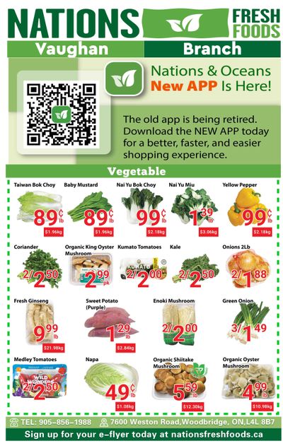 Nations Fresh Foods (Vaughan) Flyer October 10 to 16