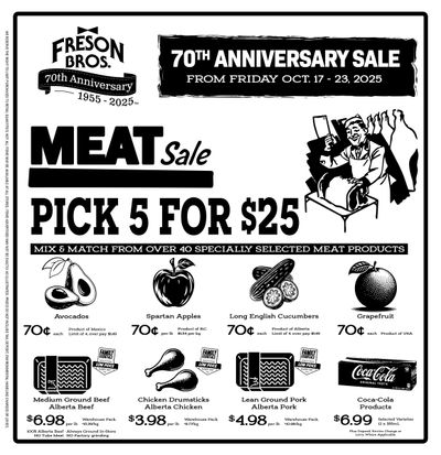 Freson Bros. Flyer October 17 to 23