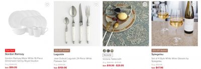 Linen Chest Canada Thanksgiving Flash Sale: Save An Extra 20% off Select Items + Warehouse Sale