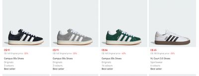 Adidas Canada Clothing & Shoes Sale: Save up To 50% Off Outlet Styles