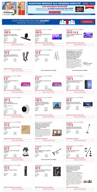 Costco (QC) Warehouse Offers October 13 to 26
