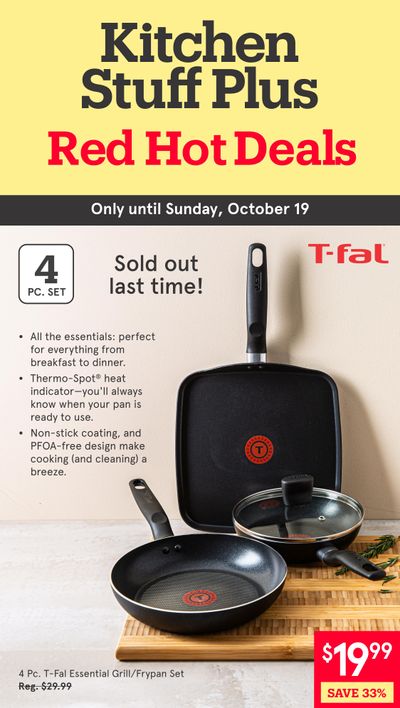 Kitchen Stuff Plus Red Hot Deals Flyer October 14 to 19