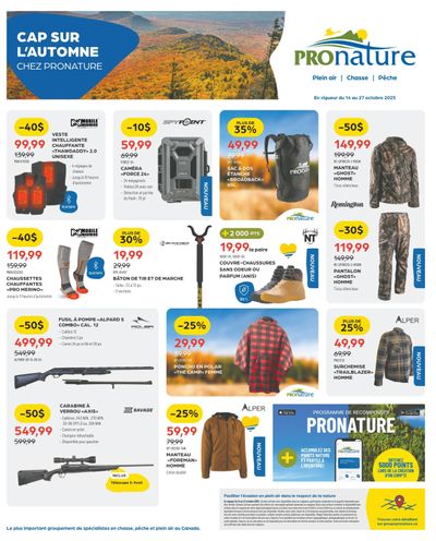 Pronature Flyer October 14 to 27