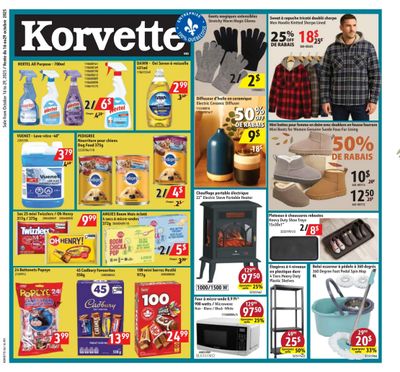 Korvette Flyer October 16 to 29
