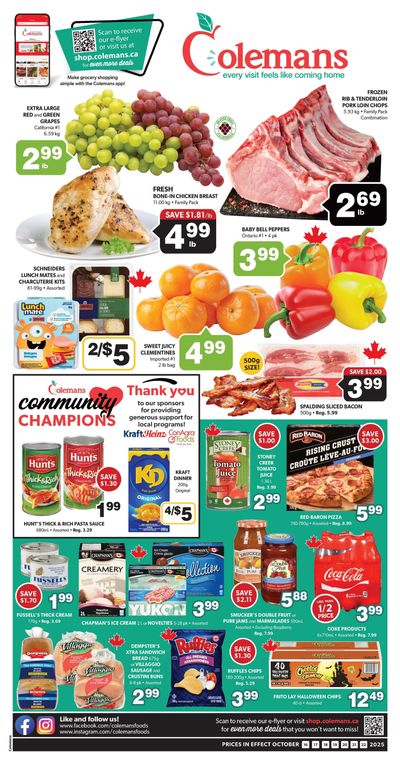Coleman's Flyer October 16 to 22