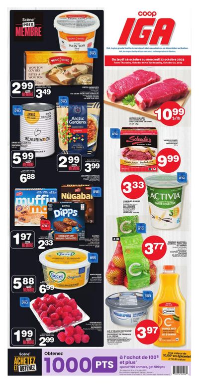 Coop IGA (QC) Flyer October 16 to 22