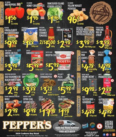 Pepper's Foods Flyer October 14 to 20