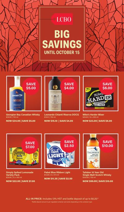 LCBO Flyer October 14 to November 9