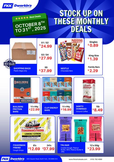 FKK Wholesale Cash & Carry Flyer October 8 to 31