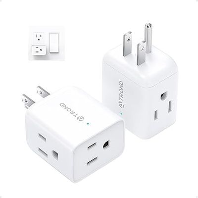 Amazon Canada Deals: Save 21% on TROND 2 Pack Multi Plug Outlet Extender, 3 Way Plug Wall Extension Outlets, 3-Sided + More Offers