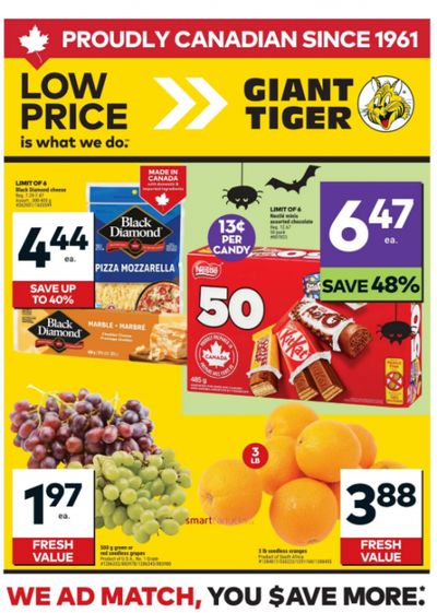 Giant Tiger Canada Flyer Deals October 15th – 21st