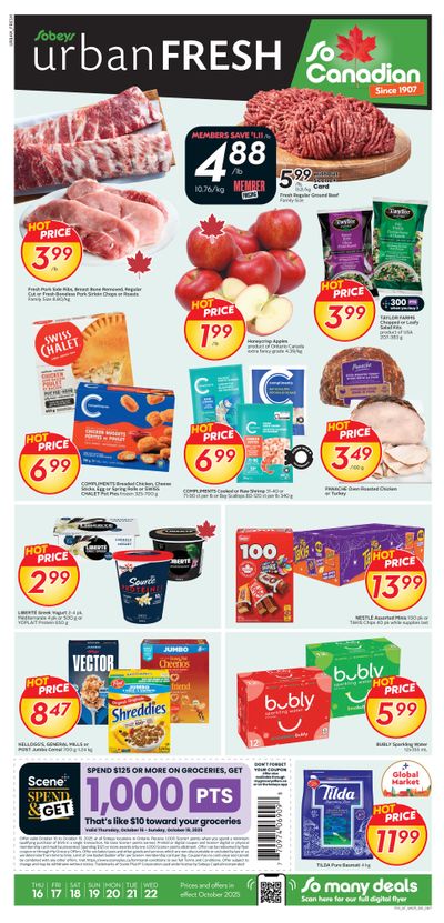 Sobeys Urban Fresh Flyer October 16 to 22