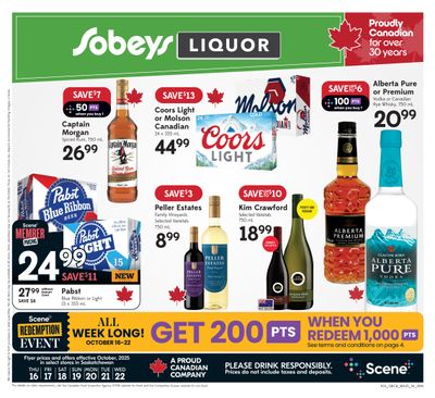 Sobeys (SK) SWCB Flyer October 16 to 22
