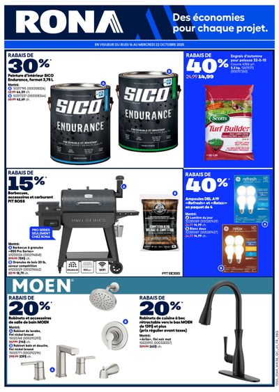 Rona & Rona+ (QC) Flyer October 16 to 22