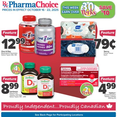 PharmaChoice Health Centre Flyer October 16 to 22