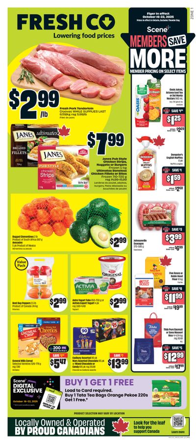 FreshCo (ON) Flyer October 16 to 22