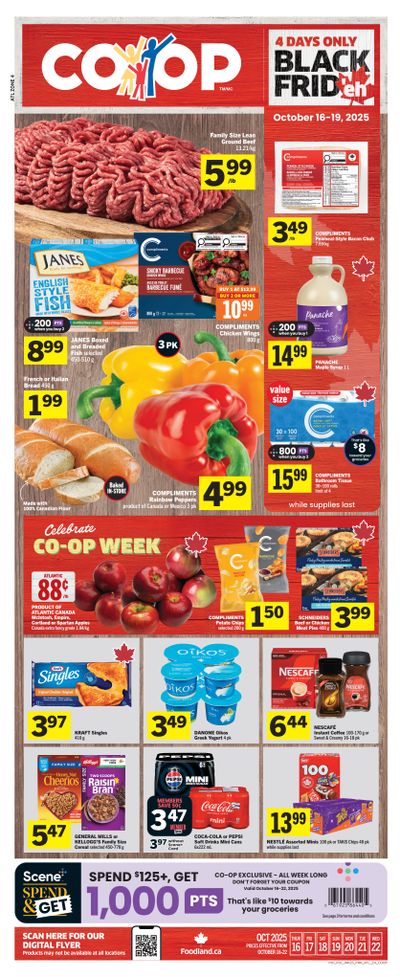 Foodland Co-op Flyer October 16 to 22