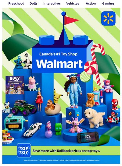 Walmart Toy Shop Flyer October 16 to December 24
